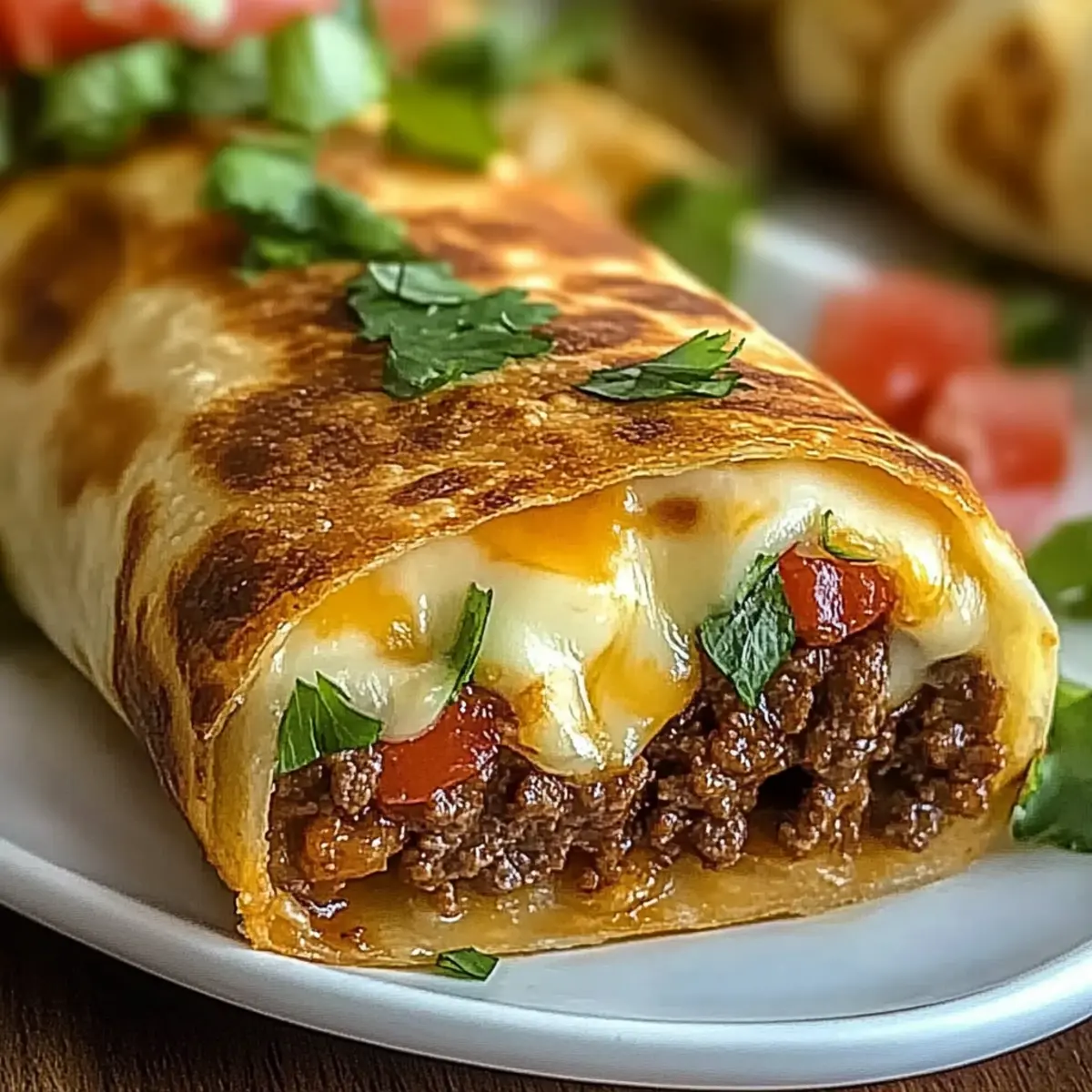 Crispy Cheesy Beef Chimichangas for a Satisfying Dinner