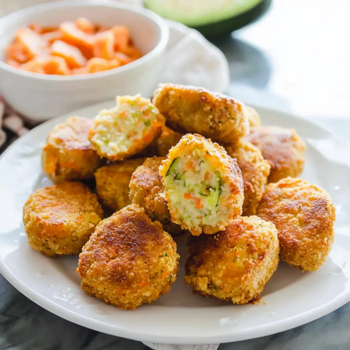 Chickpea Vegetable Nuggets: Crispy, Veggie-Packed Goodness