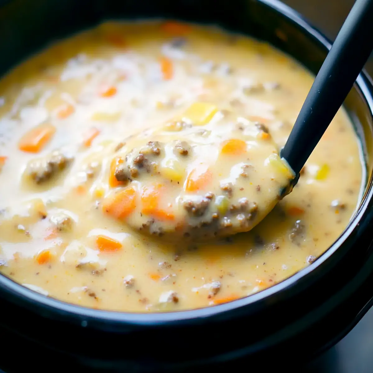 Crock Pot Cheeseburger Soup: Cozy Comfort in Every Bite