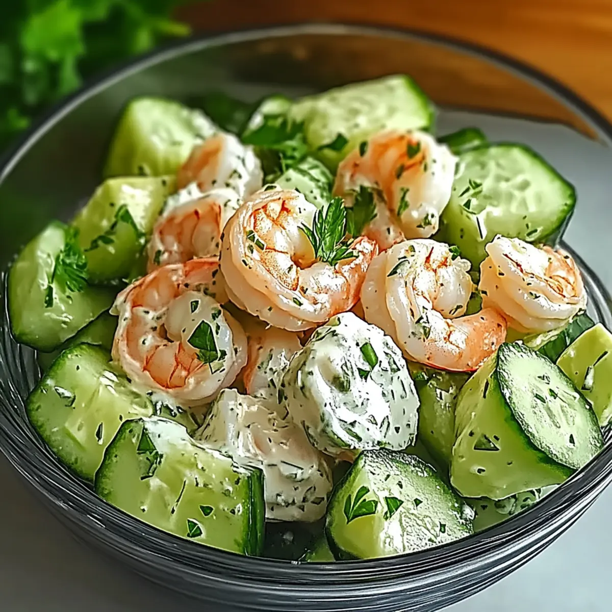 Cucumber Shrimp Salad: A Refreshing High-Protein Delight