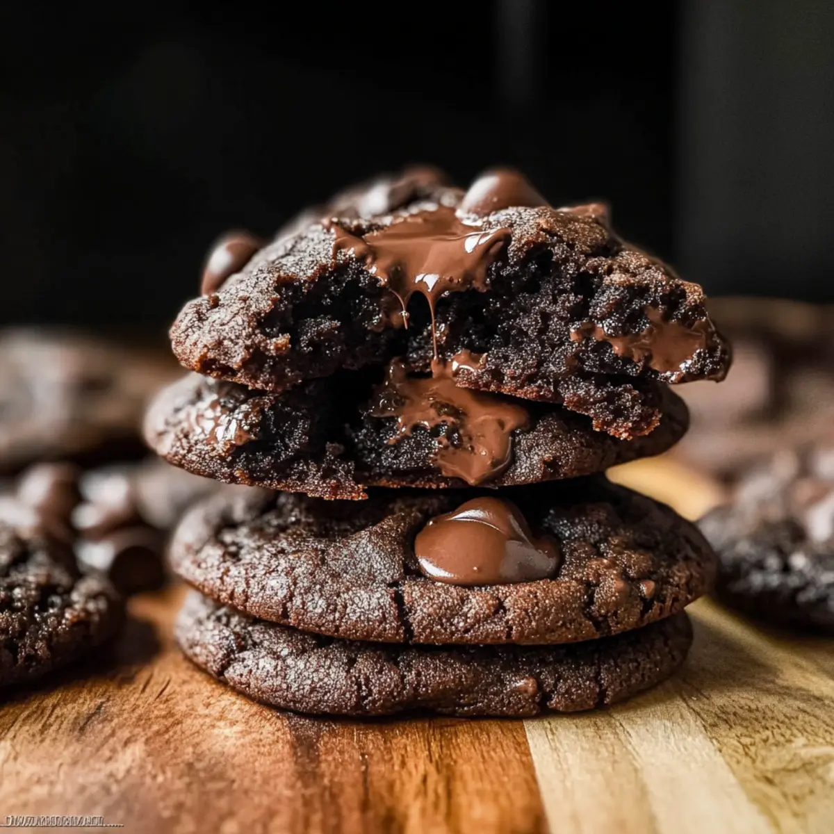 Irresistibly Chewy Double Chocolate Chip Cookies Recipe