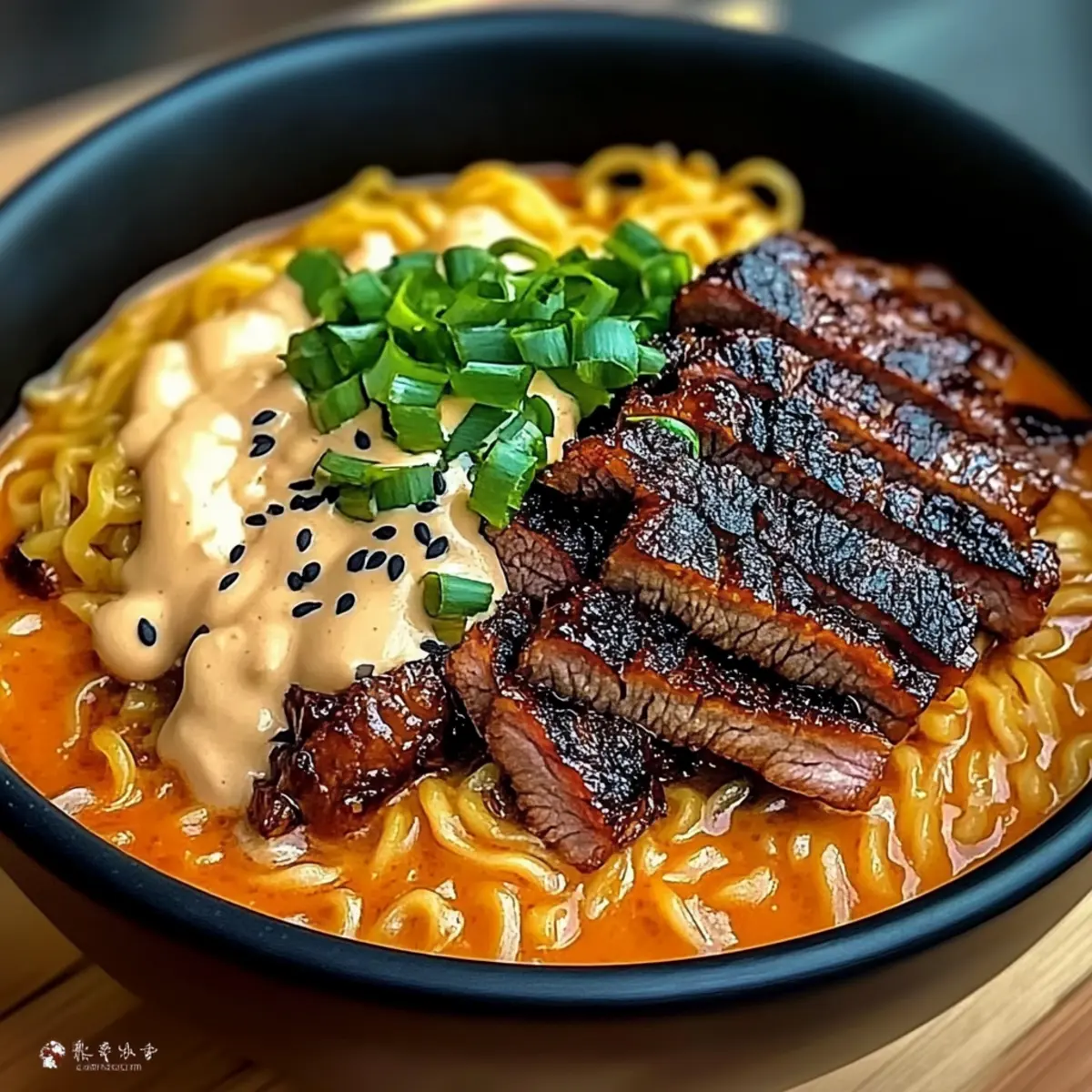 Korean Ramen with Grilled Beef: A Cozy Flavor Adventure