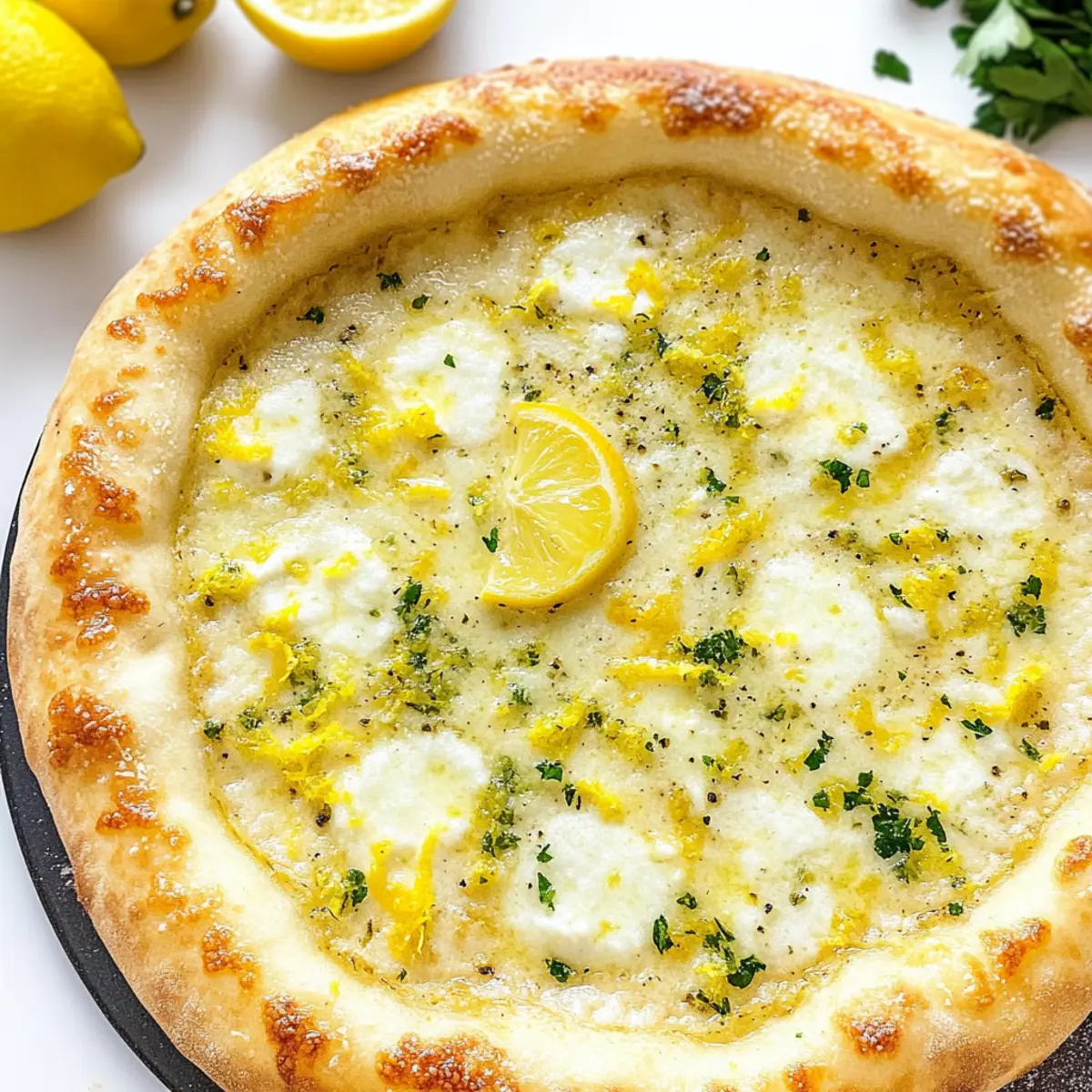 Zesty Lemon Pizza Recipe for a Refreshing Summer Treat