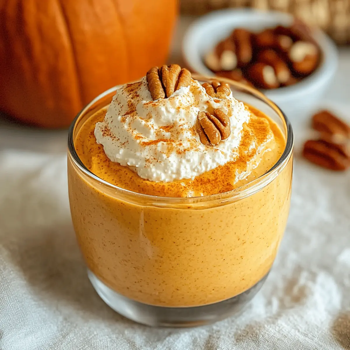 Pumpkin Whipped Cottage Cheese: Creamy Fall Delight