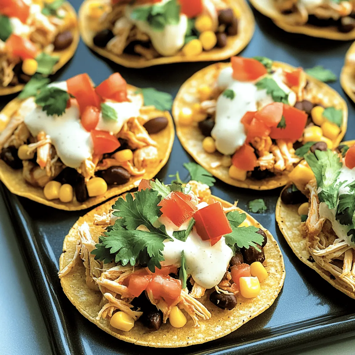 Flavor-Packed Rotisserie Chicken Tostadas Ready in 25 Minutes