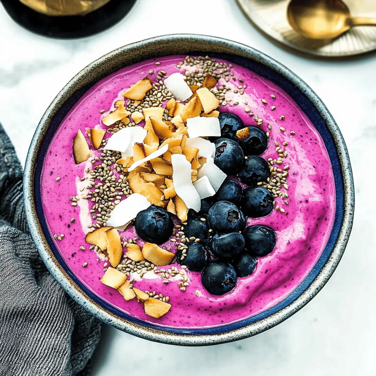 Delicious Dragonfruit Smoothie Bowl for a Vibrant Morning Boost