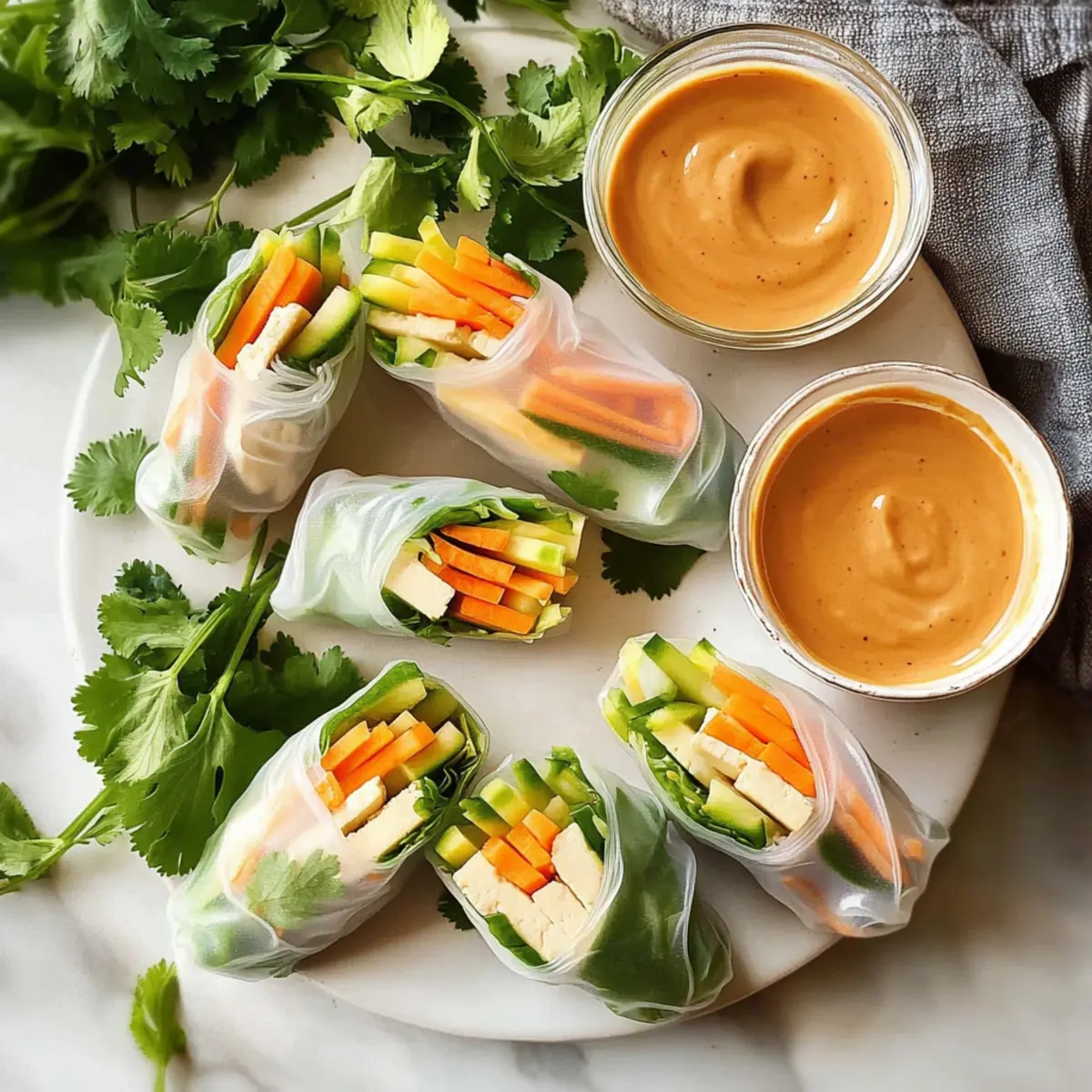 Fresh Spring Rolls with Creamy Peanut Sauce You’ll Love