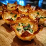 Crispy Baked Wonton Cups