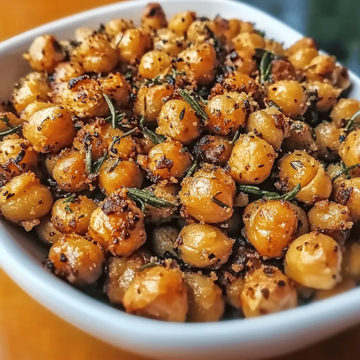 Crunchy Herb Roasted Chickpeas: Your New Favorite Snack