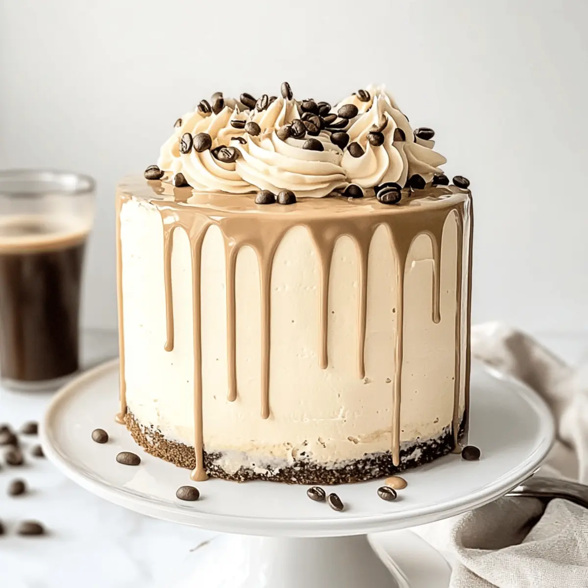 Irresistible White Chocolate Mocha Cake to Satisfy Your Cravings