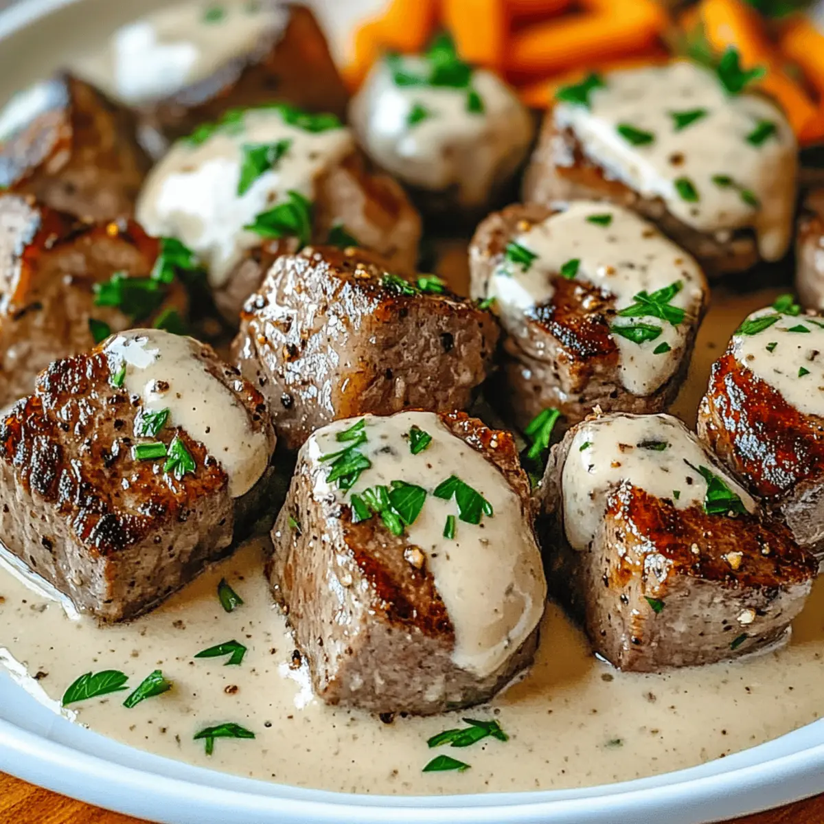 Garlic Butter Steak Bites: Quick & Creamy Comfort Delight