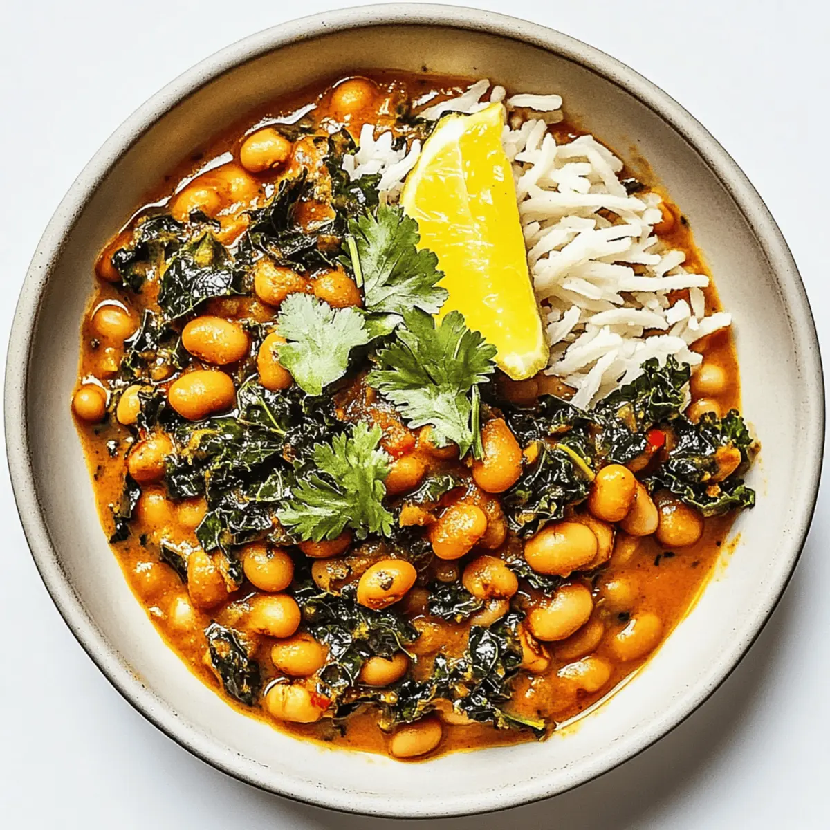 Delicious Black-Eyed Pea Masala With Kale for Cozy Nights