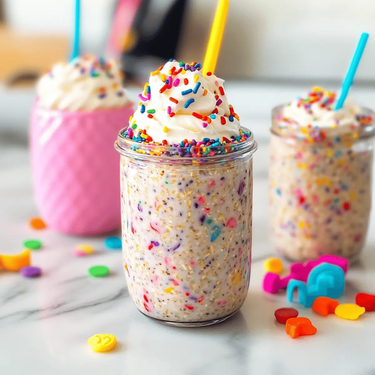 Birthday Cake Overnight Oats for a Joyful Morning Treat