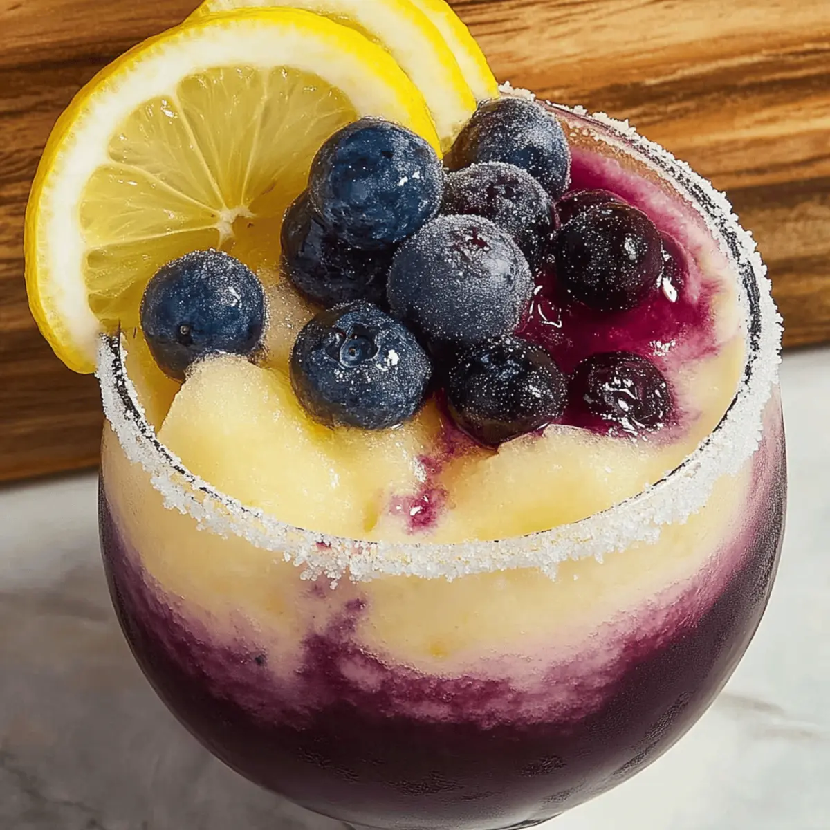 Refreshing Blueberry Lemon Drop Slushies to Brighten Your Day
