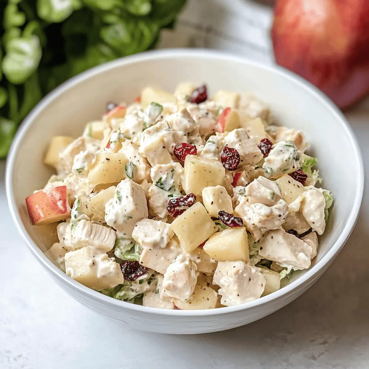 Refreshing Chicken Salad with Apples for Summer Bliss
