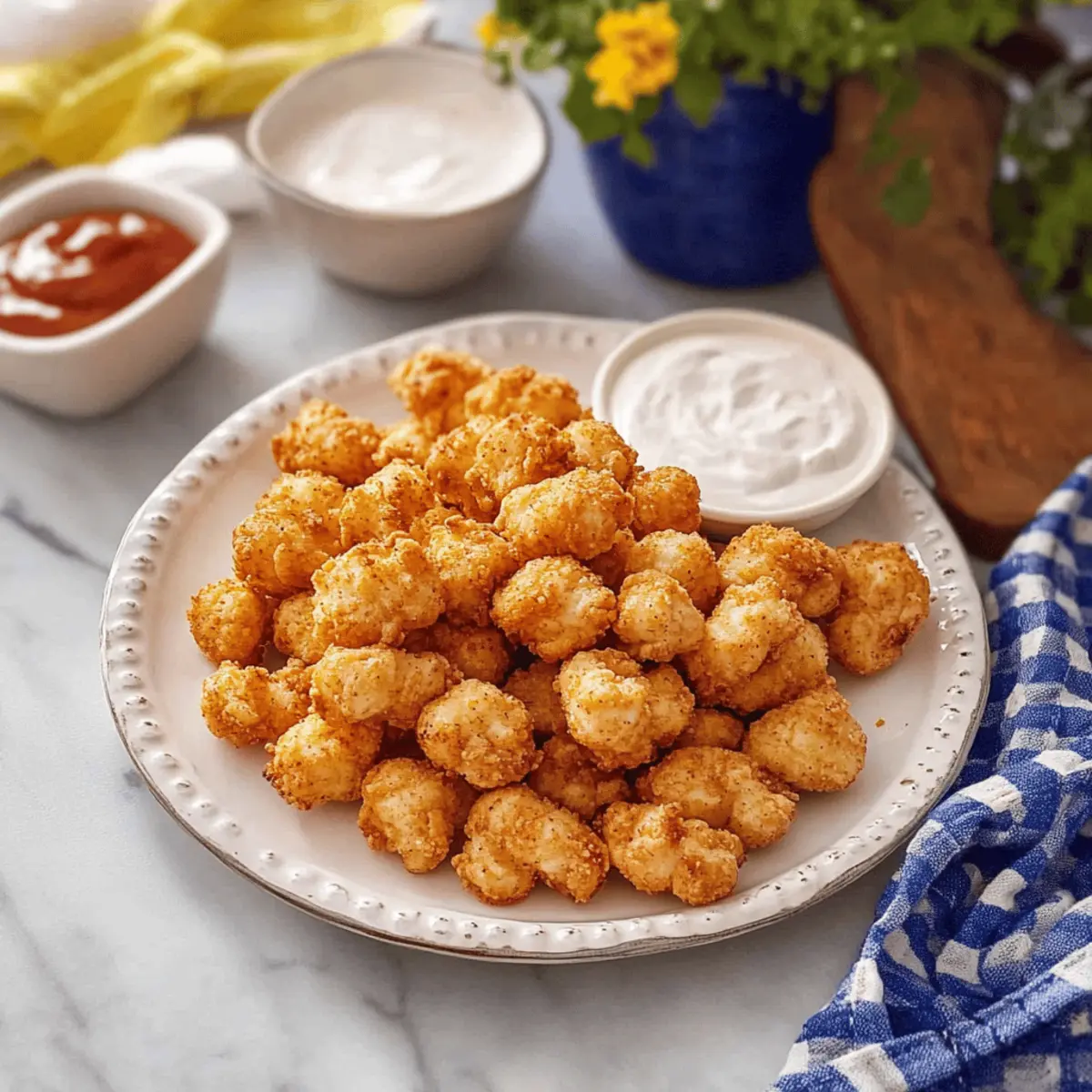 Crispy Air Fryer Popcorn Chicken – Family-Friendly Delight