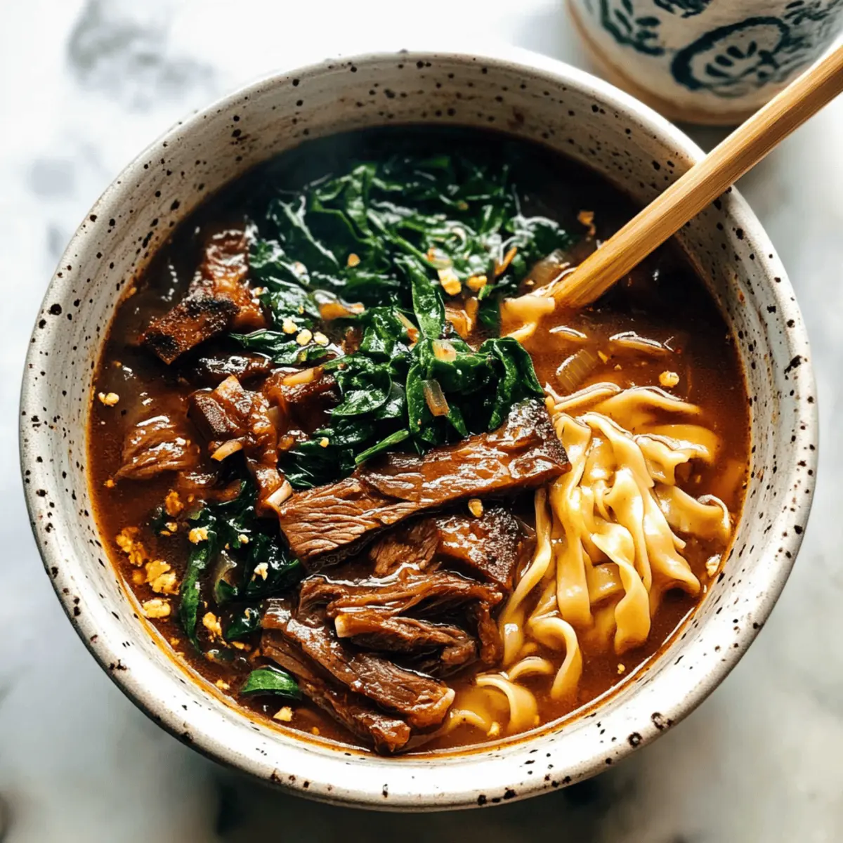 Instant Pot Spicy Short Rib Noodle Soup for Cozy Nights