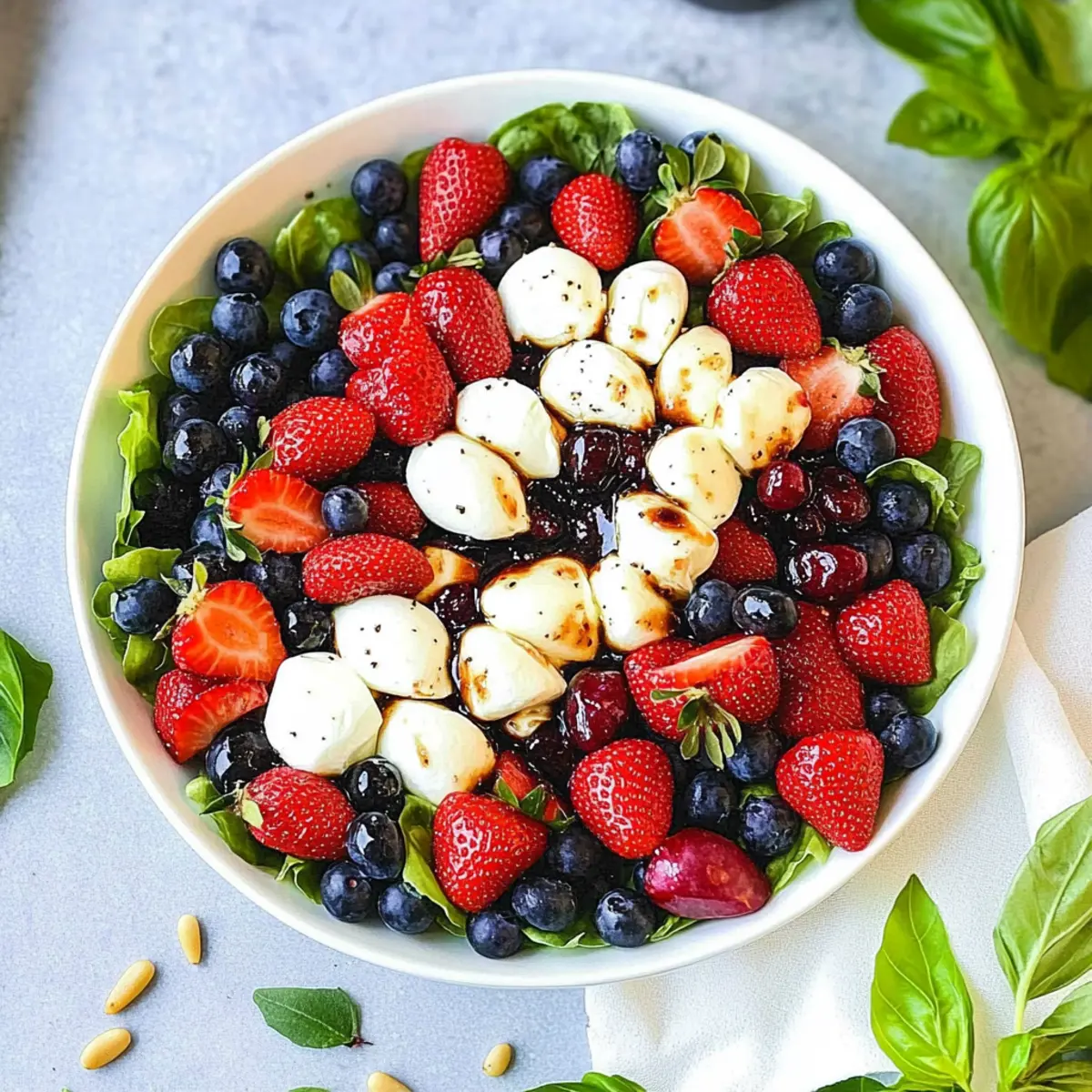 Berry Caprese Salad: A Festive Twist for Summer Gatherings