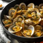 Spicy Garlic Butter Clams