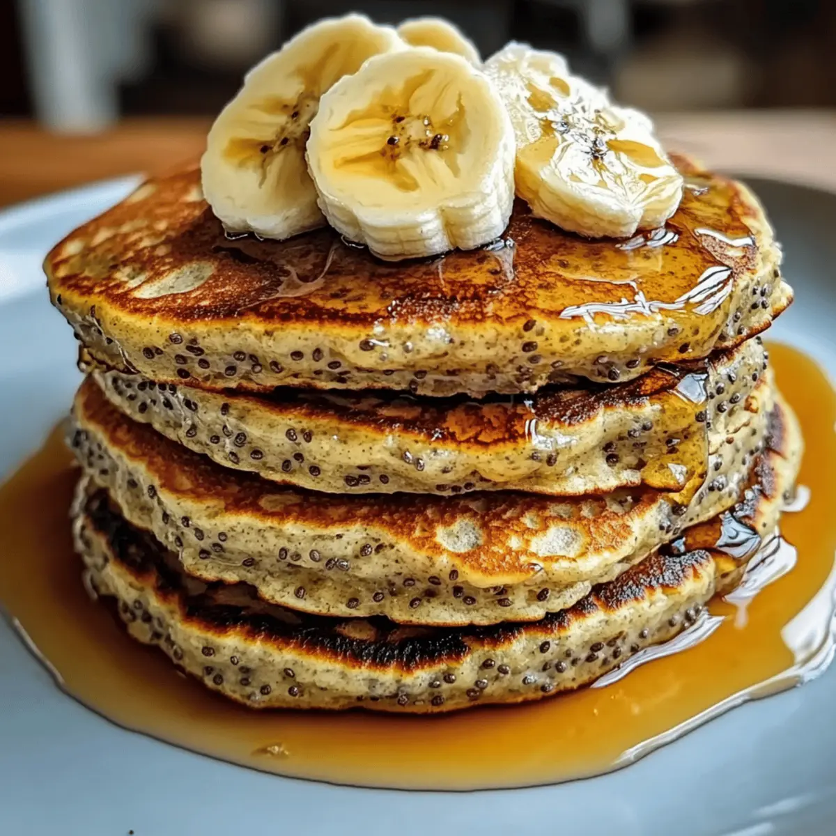 Deliciously Fluffy Banana Chia Pancakes Recipe for Everyone