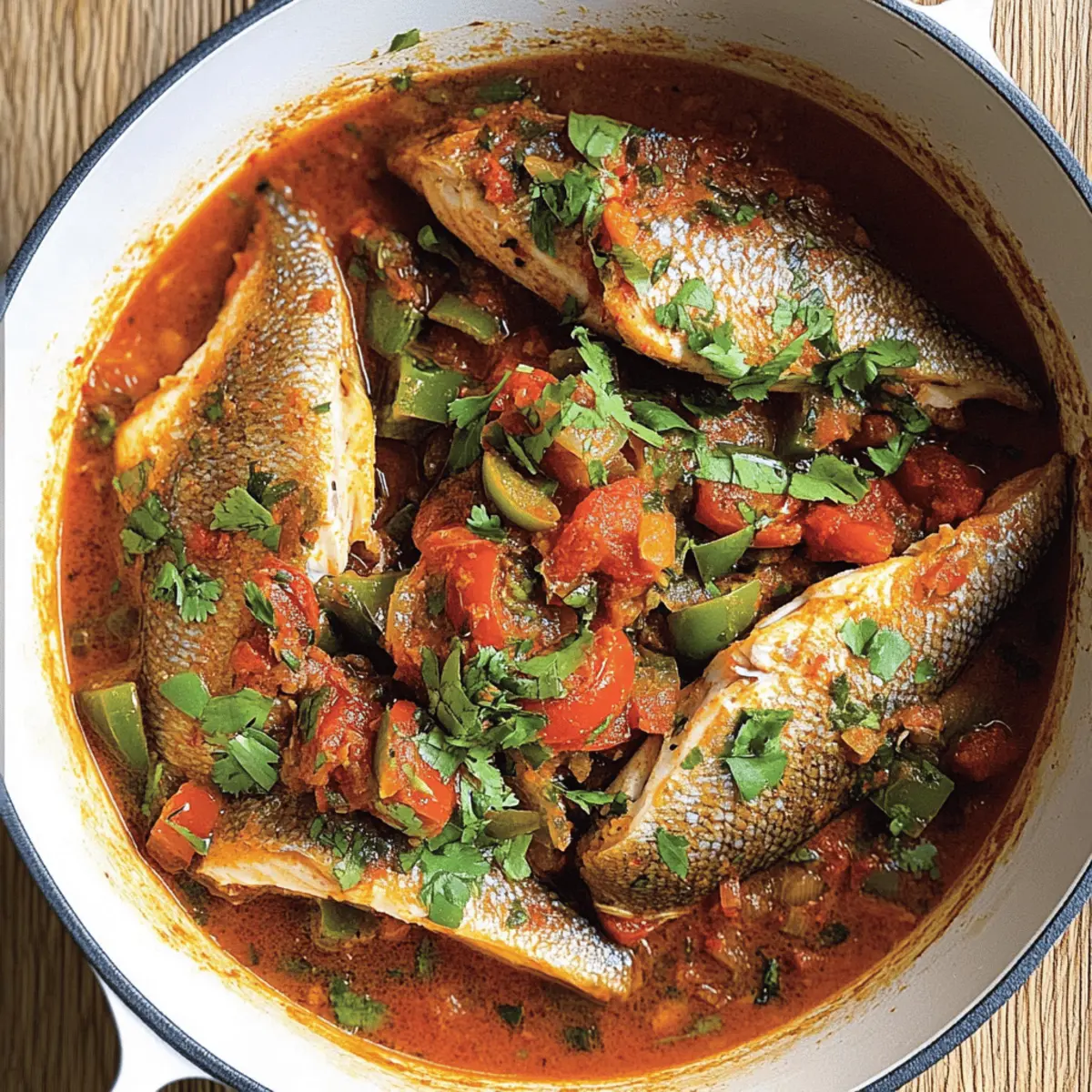 Savory Spicy Moroccan Fish in Rich Sauce for a Flavorful Meal