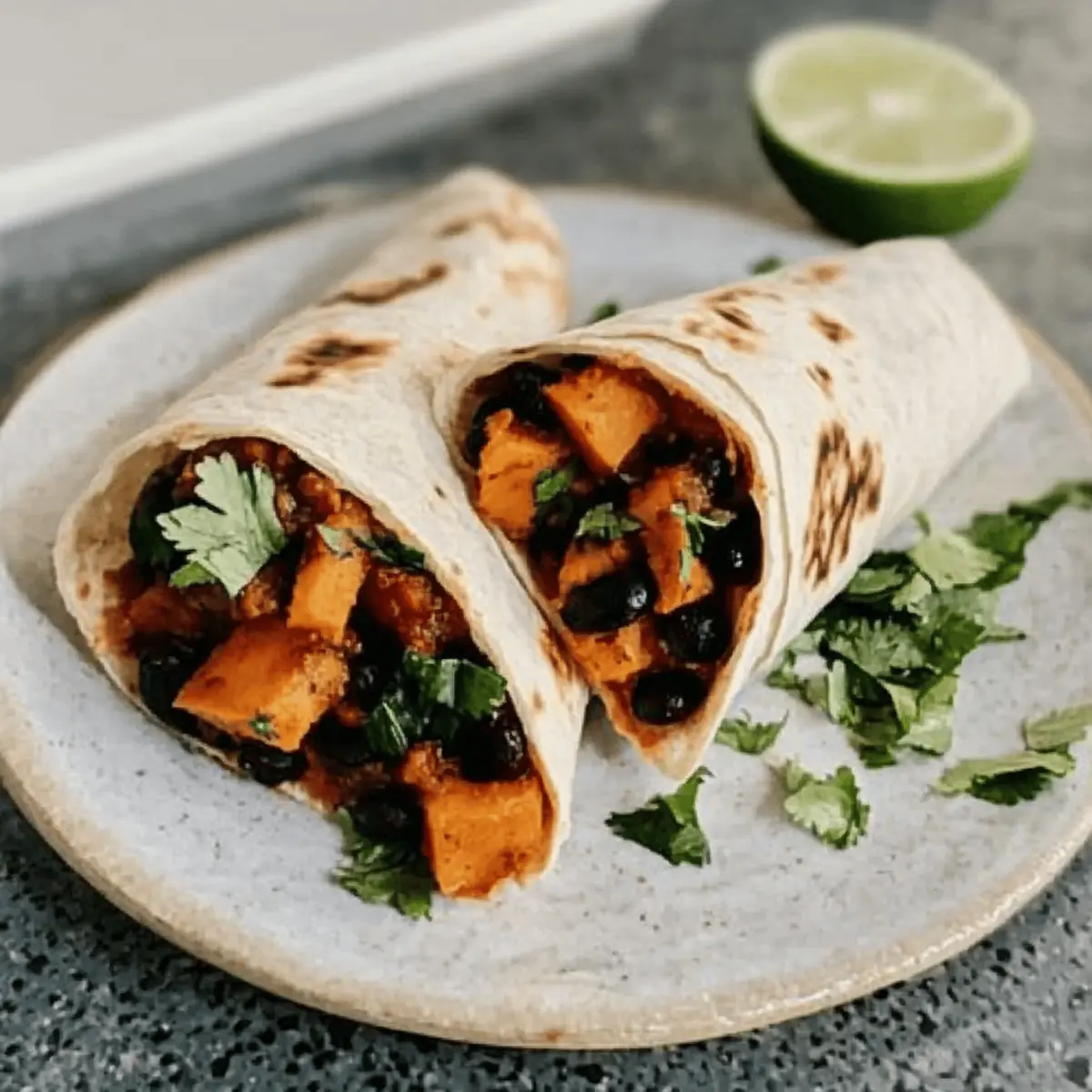 Savory Black Bean Sweet Potato Burritos for Easy Meal Prep