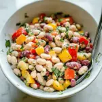 Colourful Rainbow Bean Salad