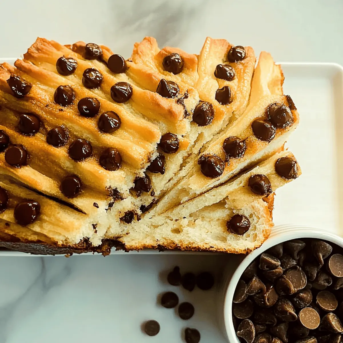 Melt-in-Your-Mouth Chocolate Chip Pull-Apart Bread Recipe