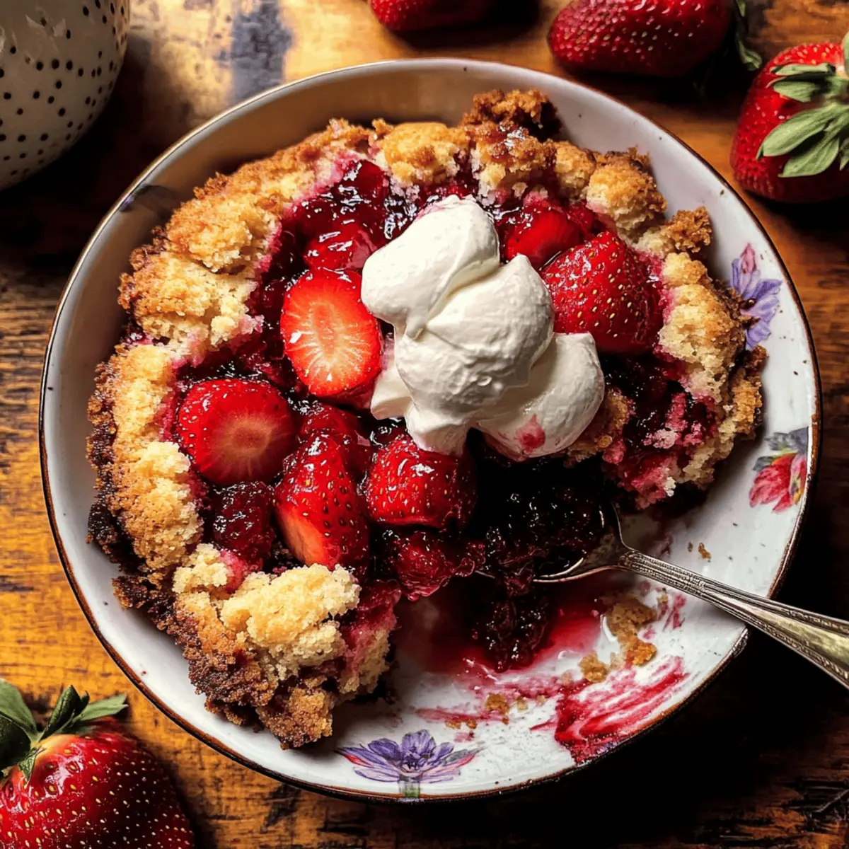 Easy Strawberry Spoon Cake for the Ultimate Sweet Escape