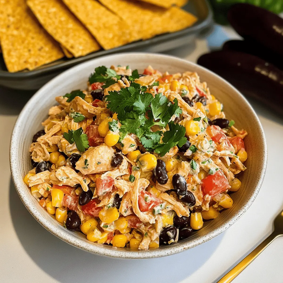Fresh Southwestern Chicken Salad with Creamy Greek Yogurt