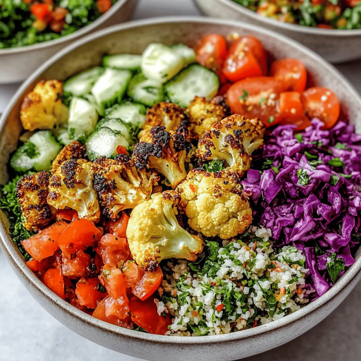 Delicious Cauliflower Shawarma Bowls Packed with Flavor