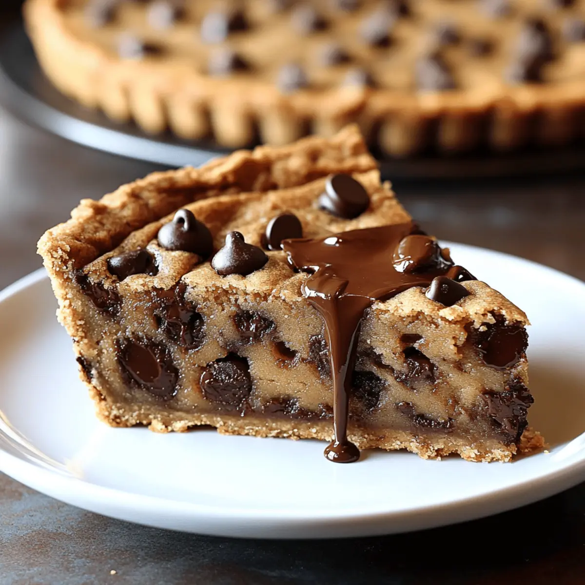Chocolate Chip Cookie Pie