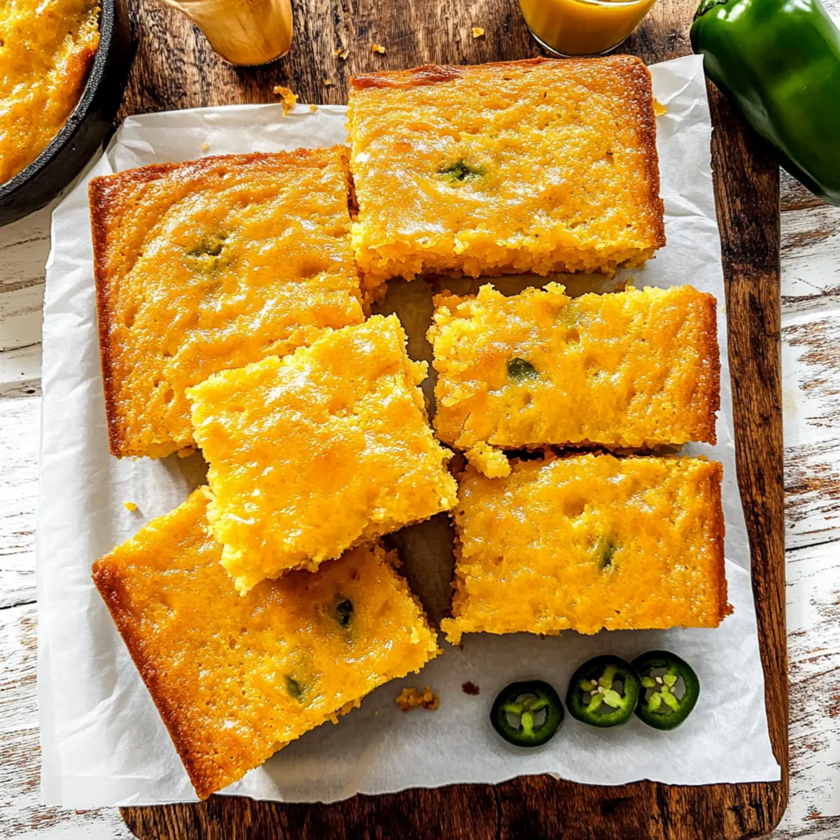 Delicious Jalapeño Cheddar Cornbread for Perfect Cozy Nights