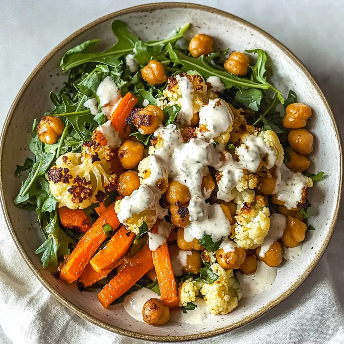Savory Nourish Bowl with Tahini Yogurt for Ultimate Flavor