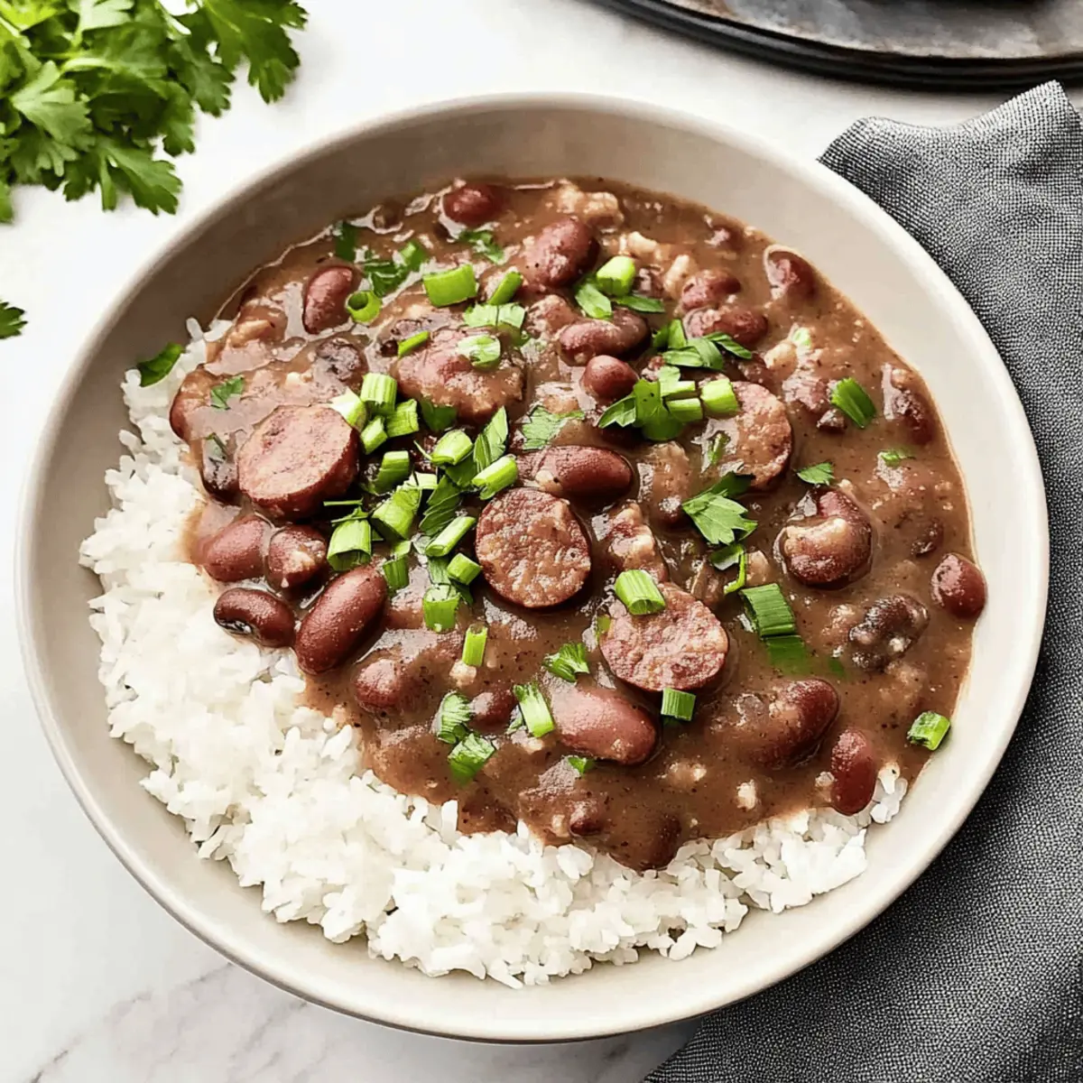 Savory Louisiana Style Red Beans and Rice for Cozy Nights