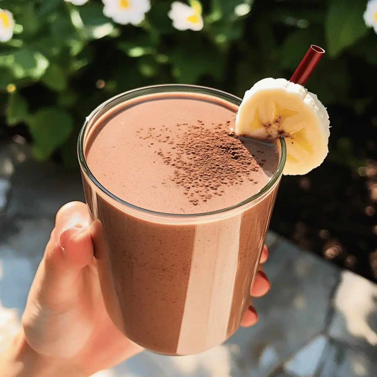 Creamy Chocolate Cherry Smoothie for a Protein-Packed Boost