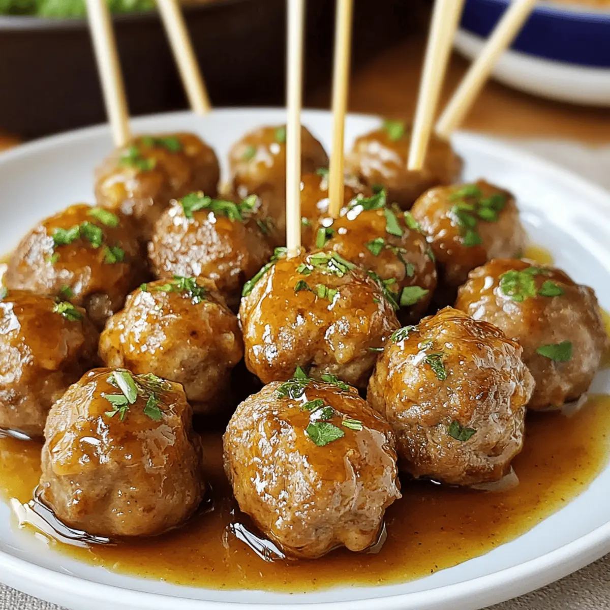 Apple Cider Glazed Meatballs for a Cozy Fall Gathering