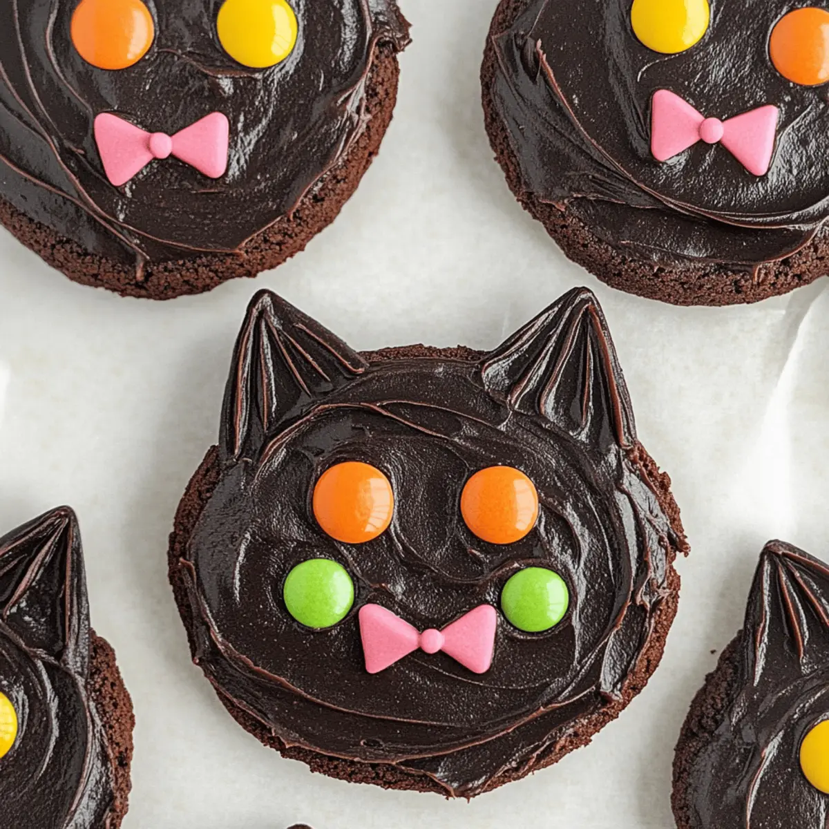 Irresistible Black Cat Cookies for Spooky Halloween Fun