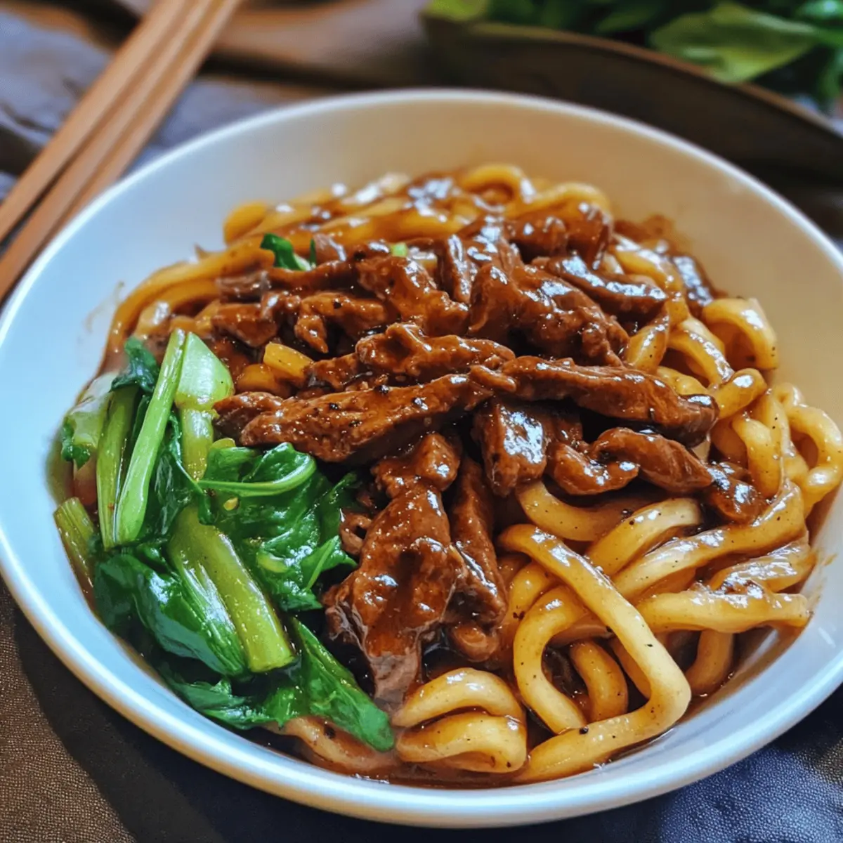 Savory Black Pepper Beef Udon for Your Quick Dinner Fix