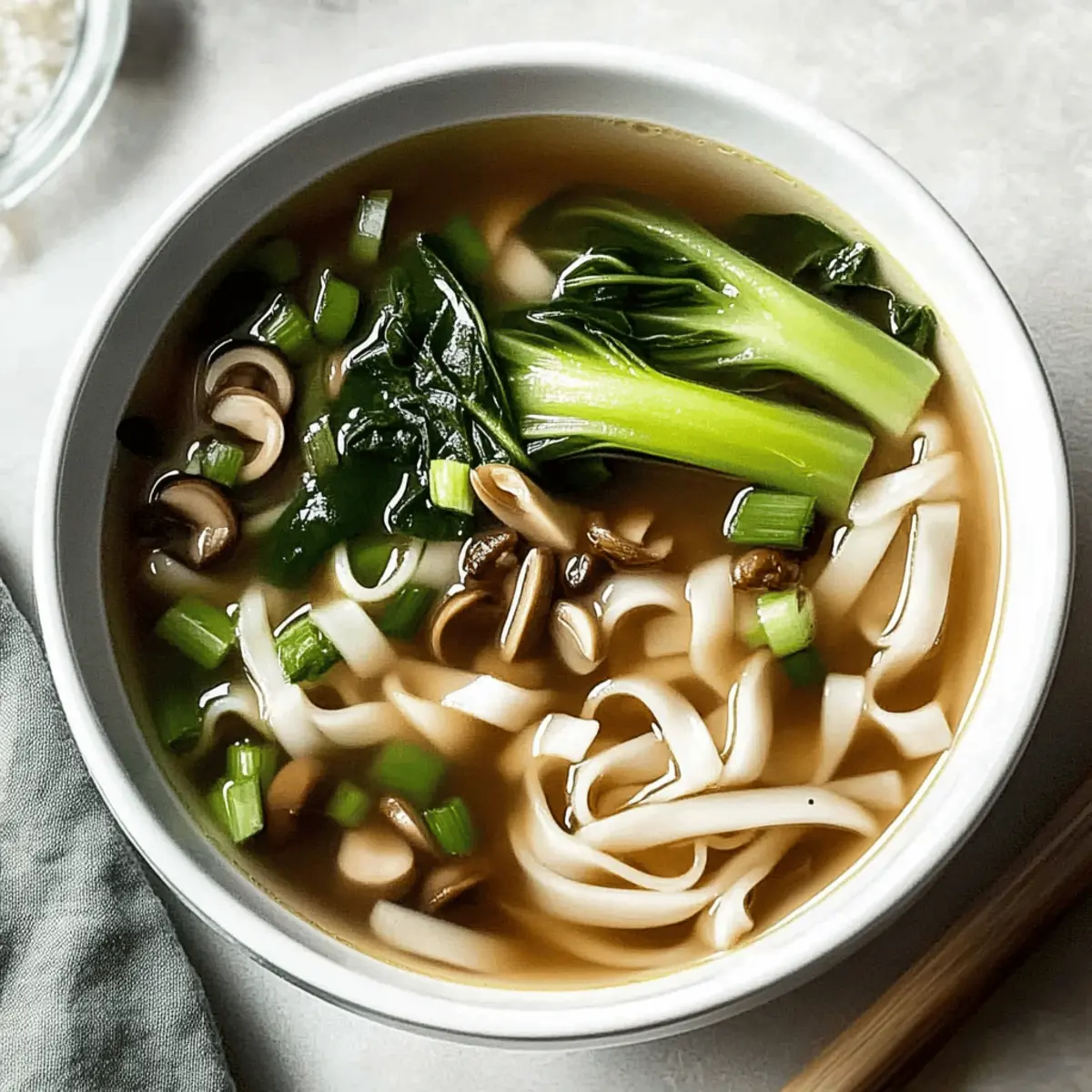 Comforting Bok Choy Soup With Noodles for Cozy Nights