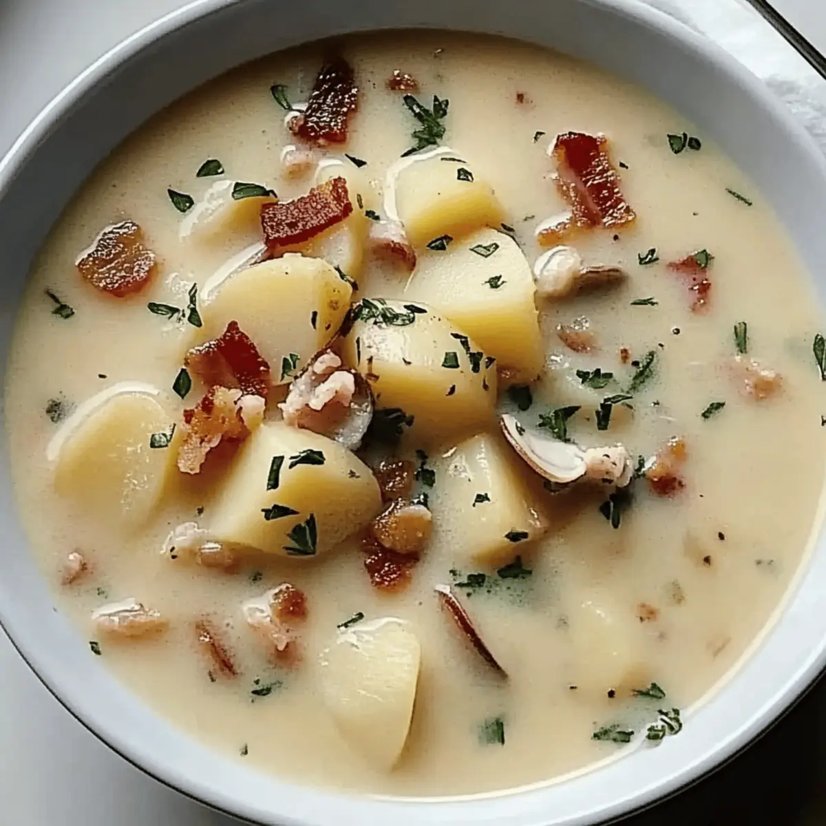 Hearty Creamy New England Clam Chowder That'll Warm Your Soul