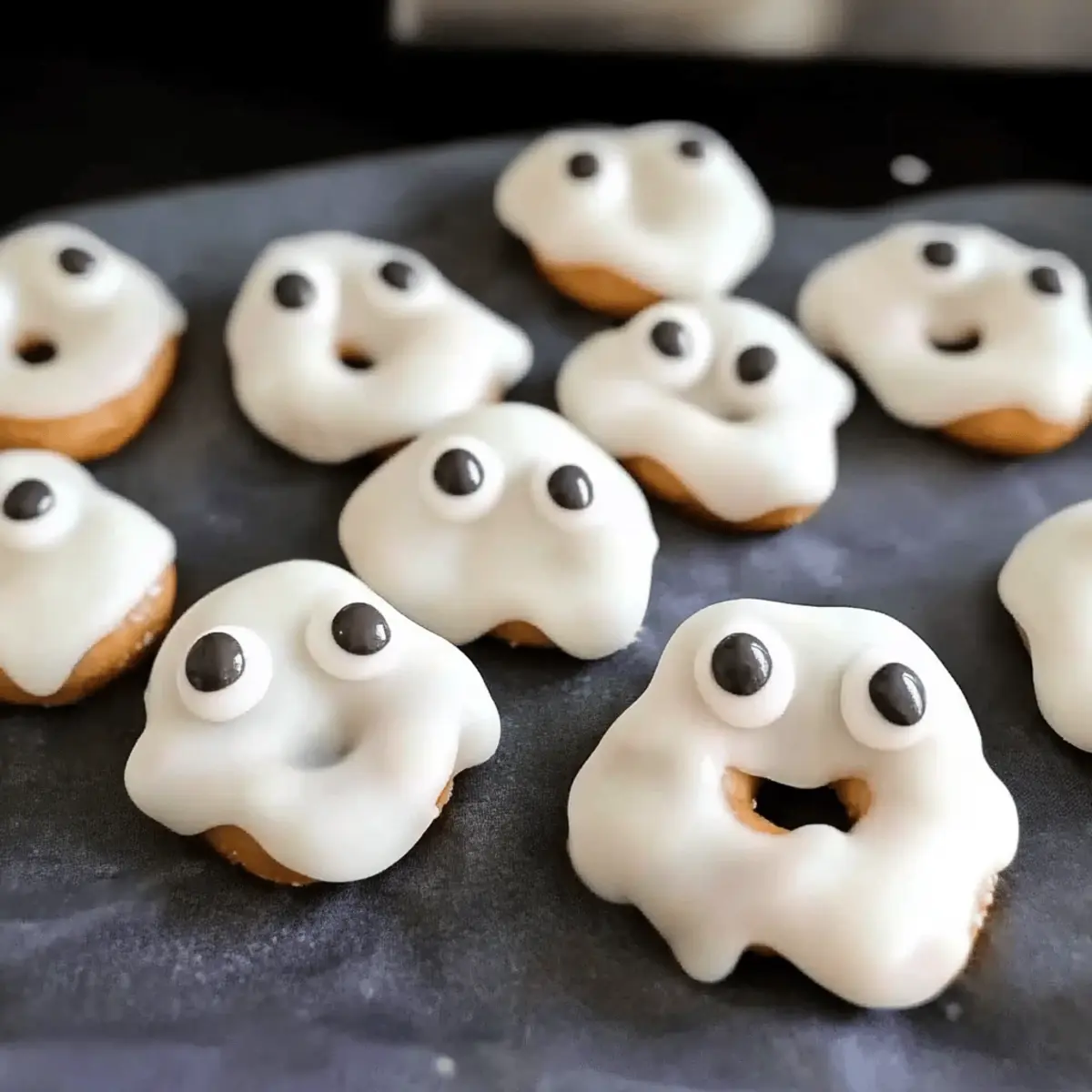 Delightful Ghost Pretzels for Spooky Halloween Fun