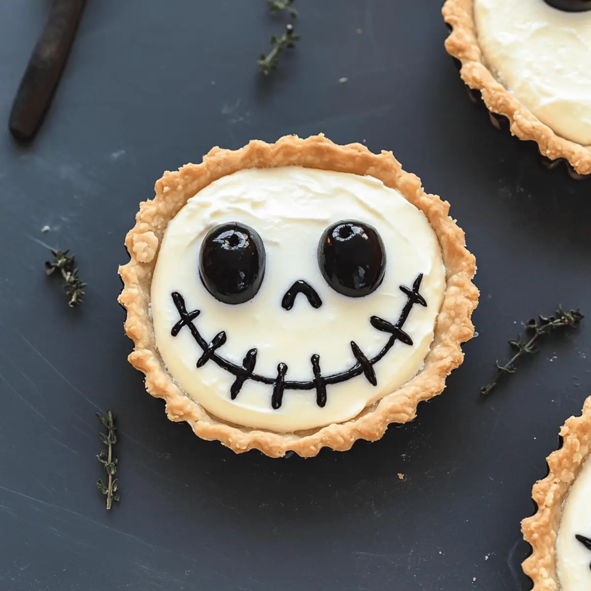 Halloween Jack Skellington Ricotta Olive Tarts You’ll Love