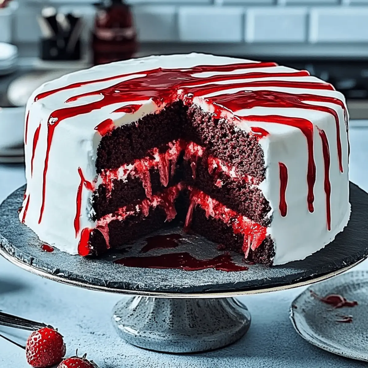 Halloween Slash Cake: A Spooky Sweet Treat for Everyone