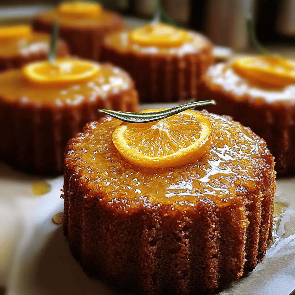 Delicious Orange Ginger Honey Cakes for a Cozy Indulgence