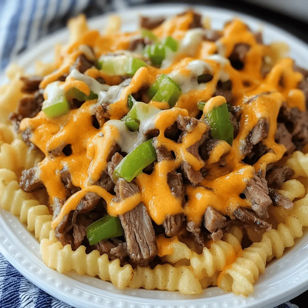 Philly Cheesesteak Fries: Ultimate Comfort Food Delight