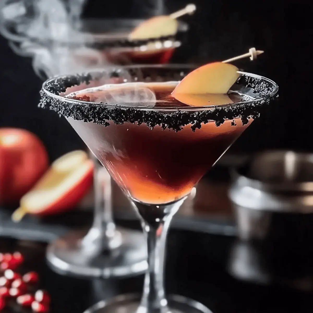 Enchanting Poison Apple Martini for a Spooky Halloween Bash
