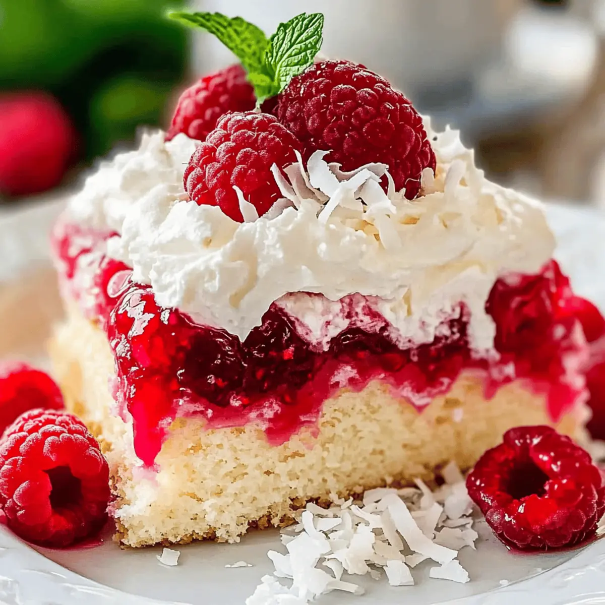 Luscious Raspberry Zinger Poke Cake: A Sweet Summer Treat