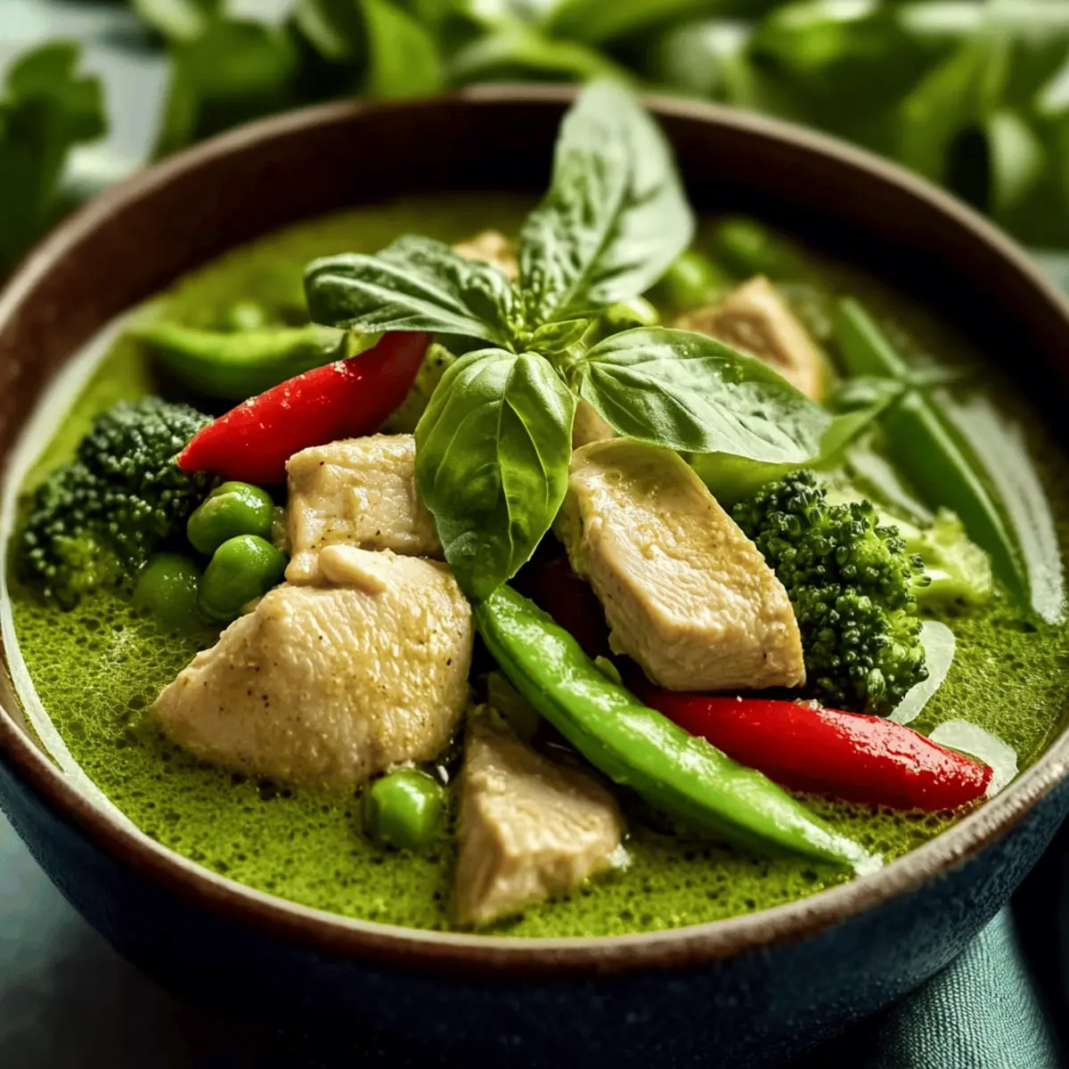 Thai Green Chicken Curry: A Creamy Taste of Thailand