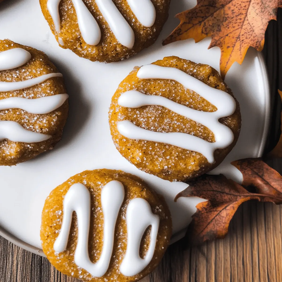 Vegan Pumpkin Sugar Cookies That Melt in Your Mouth